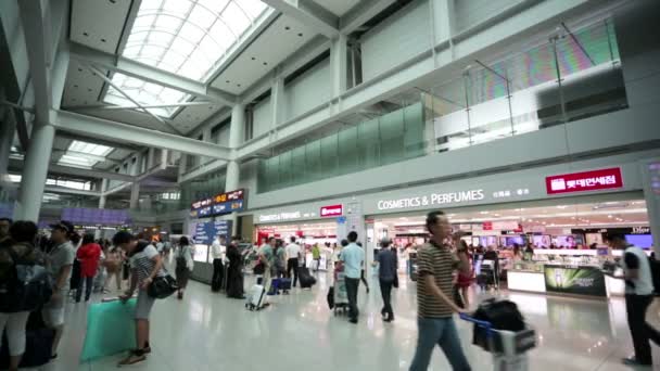 Aeropuerto Internacional de Incheon — Vídeo de stock