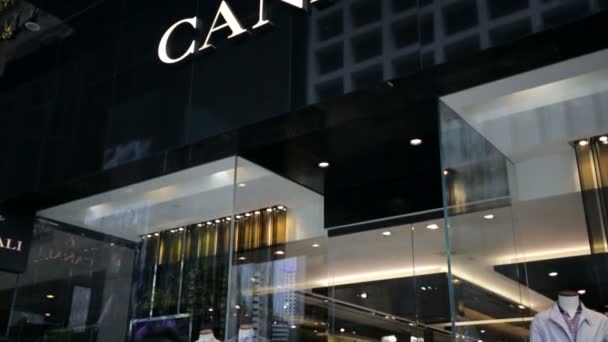Canali store in Hong Kong — Stock Video