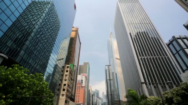 Wan Chai району в Hong Kong — стокове відео