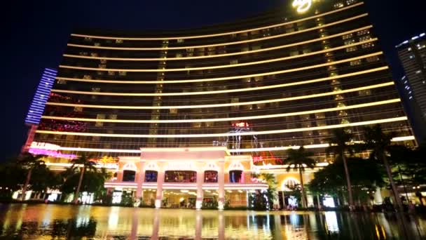 Wynn hotel und casino — Stockvideo