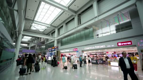 Międzynarodowe lotnisko Incheon — Wideo stockowe
