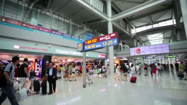 Aeropuerto Internacional de Incheon — Vídeo de stock