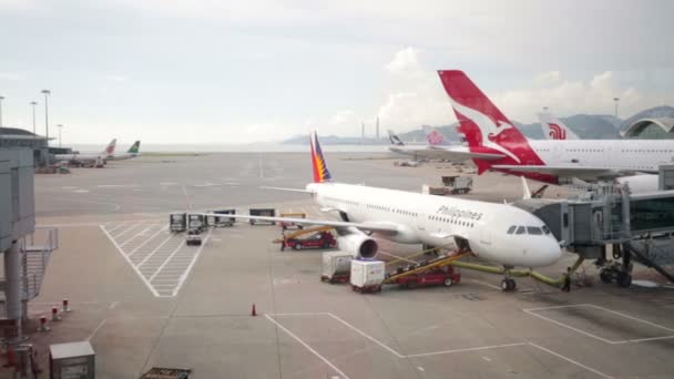 Aeropuerto Internacional de Hong Kong — Vídeo de stock