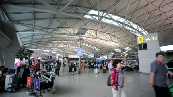 Hongkongs internationella flygplats — Stockvideo
