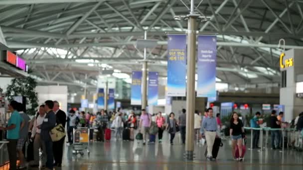 Internationella flygplatsen Incheon — Stockvideo