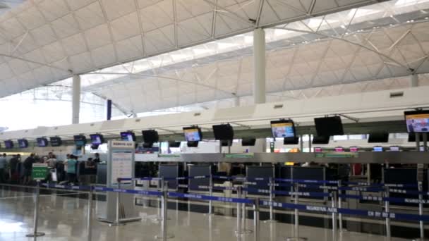 Aeropuerto Internacional de Hong Kong — Vídeos de Stock