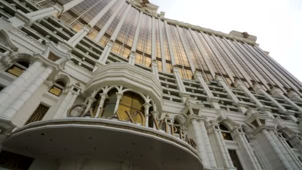 Gebäude der Galaxie Macau — Stockvideo