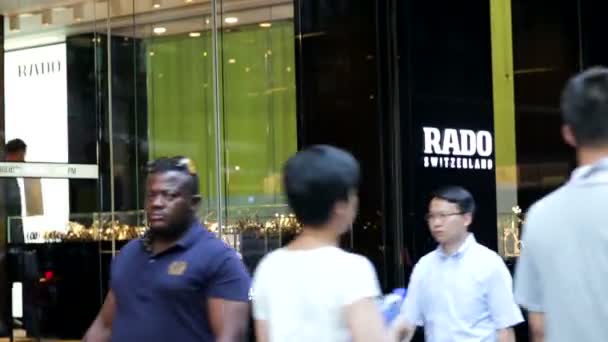 Rado store in Hong Kong — Stock Video