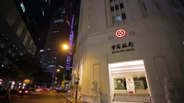 Bank of China building — Stock Video