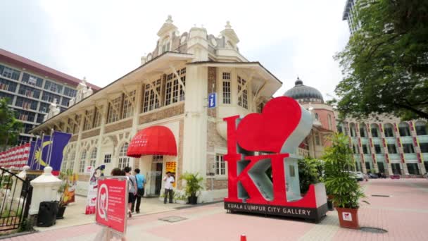 Kuala Lumpur Şehir Galerisi — Stok video