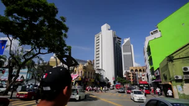 Kuala Lumpur streetview — Wideo stockowe