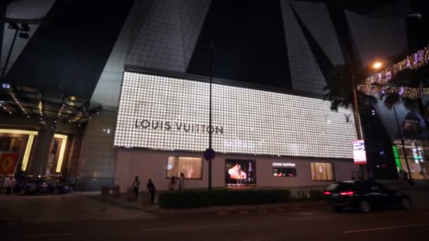 Louis Vuitton store — Stock Video