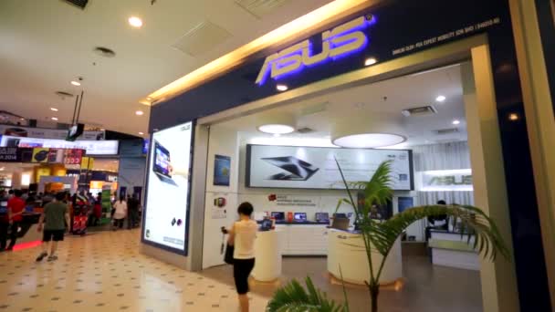 Asus store at Low Yat Plaza — Stock Video