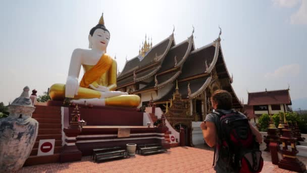 Templo de Wat Rajamontean — Vídeo de Stock