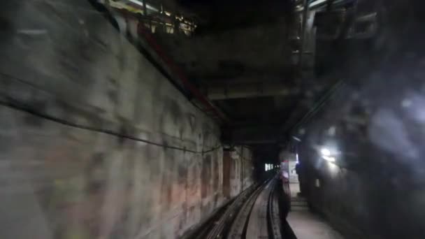 Citview z mouving pociąg Lrt — Wideo stockowe