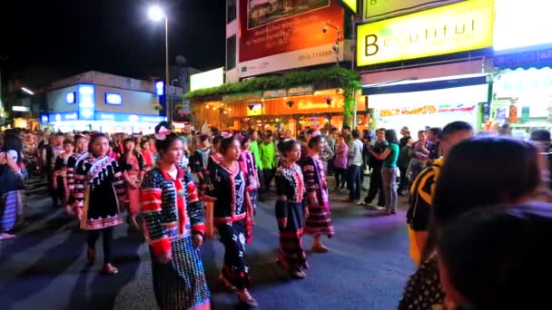 38º Aniversario Chiang Mai Flower Festival — Vídeos de Stock