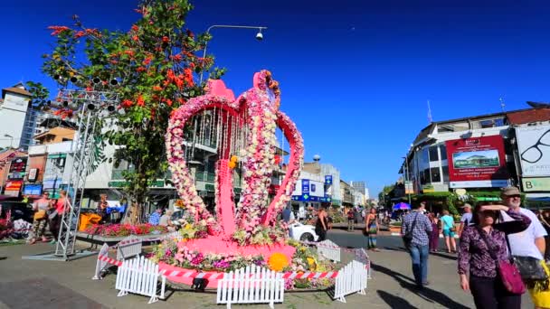 Centro da cidade velha em Chiang Mai — Vídeo de Stock