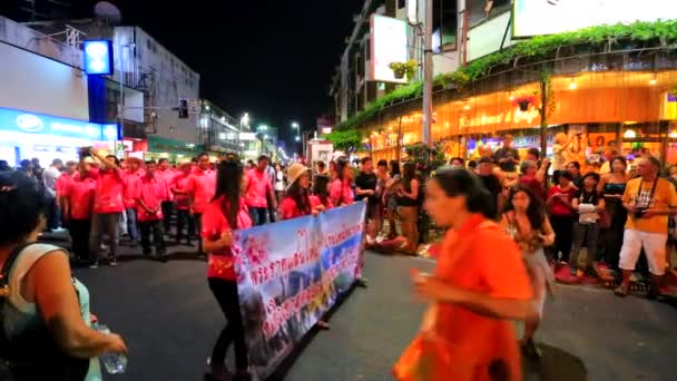 38 Yıldönümü Chiang Mai çiçek Festivali — Stok video