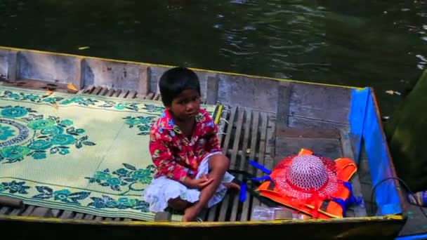 Taxi boats for tourists — Stock Video