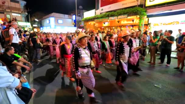 38ste verjaardag Chiang Mai Bloemenfestival — Stockvideo