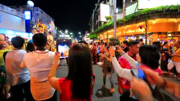 38 Yıldönümü Chiang Mai çiçek Festivali — Stok video