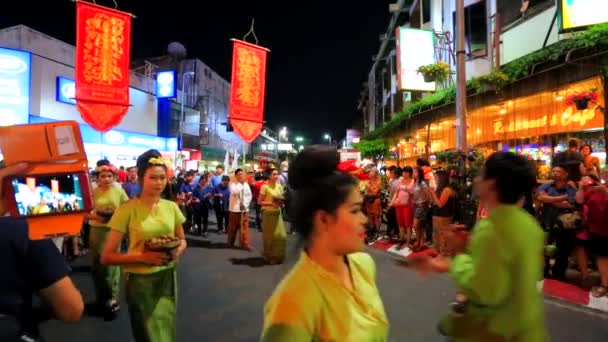 38º Aniversario Chiang Mai Flower Festival — Vídeo de stock