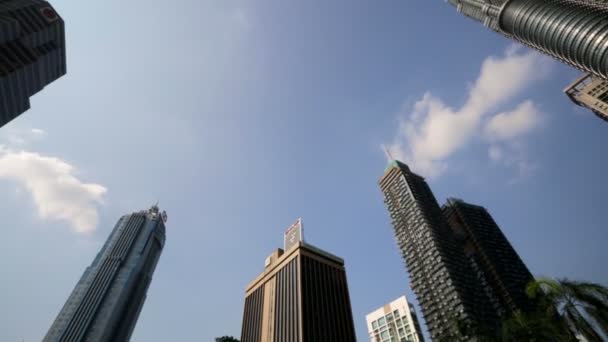 Bliźniacze wieże Petronas — Wideo stockowe