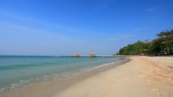 Indipendenza vista sulla spiaggia — Video Stock