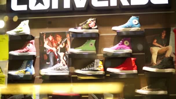 Converse store in Kuala Lumpur — Stock Video