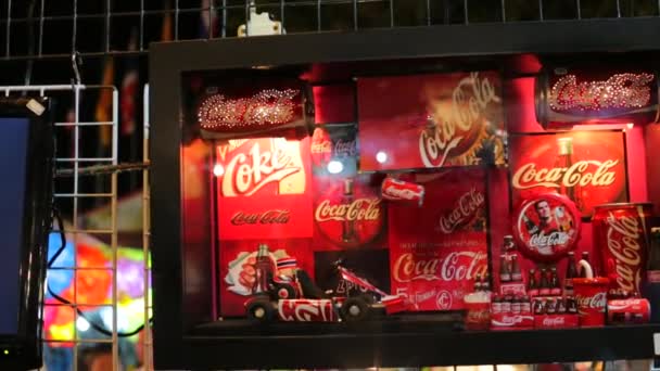 Handmade Coca Cola Coke Wall Desk Clock Stock Video C Photo