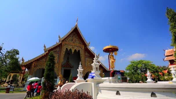 Wat Phra Singh templo — Vídeo de Stock