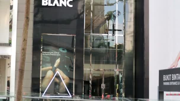 Salida de MONTBLANC en Kuala Lumpur — Vídeo de stock