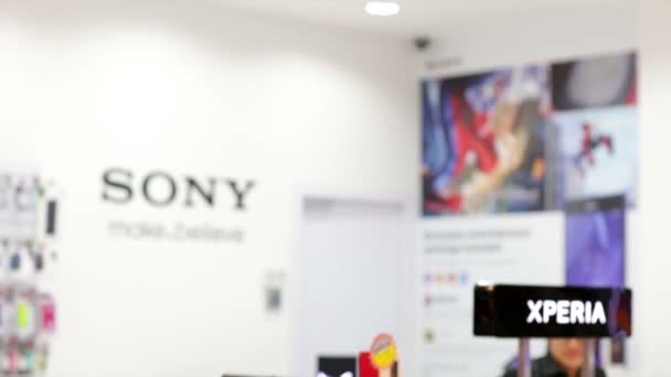 Sony store in Kuala Lumpur — Stock Video