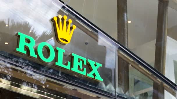 Tienda Rolex en Kuala Lumpur — Vídeo de stock