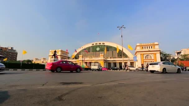 Bangkok Hauptbahnhof — Stockvideo