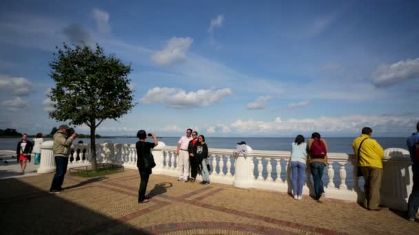 Βρύσες και κήπους στο Peterhof — Αρχείο Βίντεο