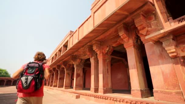 Panch Mahal en Fatehpur Sikri — Vídeo de stock