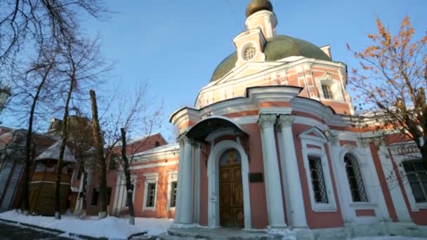 Świątynia w Moskwie — Wideo stockowe