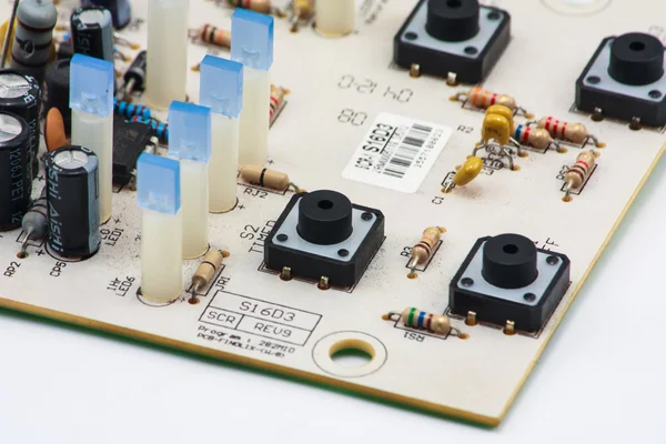 Elektronica circuit brede — Stockfoto