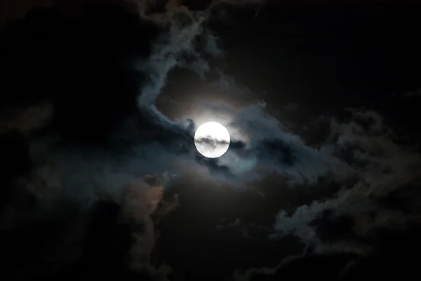 Moon in the dark Stock Photo