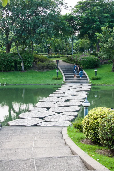 Camino en el jardín — Foto de Stock