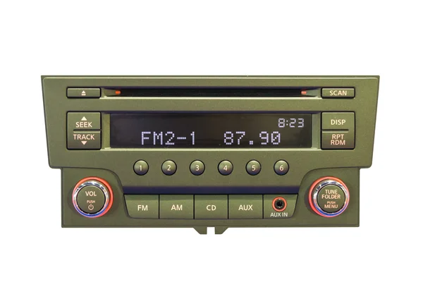 Painel de controle de rádio do carro — Fotografia de Stock