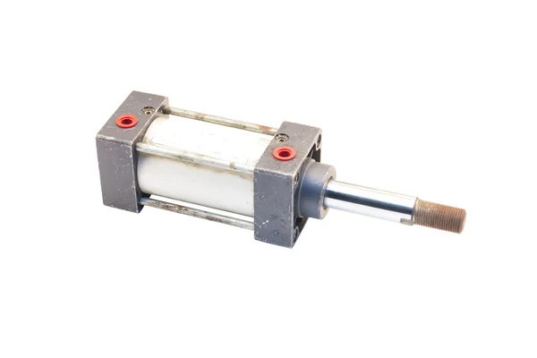 Beyaz arka plan üzerinde hava silindiri