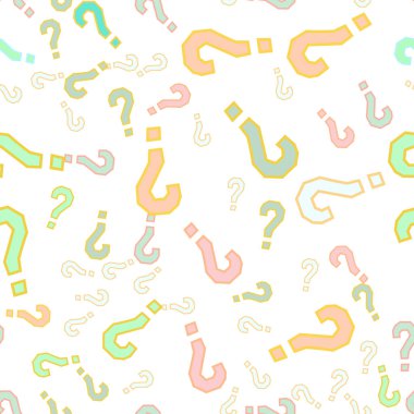 Kusursuz bir örnek. Soru işaretleri, şüphe, faq