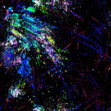 Tropik Yaprak. Karanlık Modern Motif.