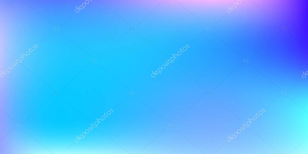 Pastel Soft. Vibrant Blue, Teal, Neon Concept. Trend Multicolor Website. Holographic Vector. Glossy Cover. Soft Web Applications. Mobile illustration, Network Template Design. Pattern 80s Product.