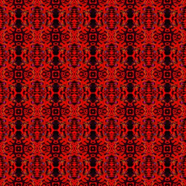 Modern Soyut Madalya. Turuncu, Kırmızı, Pembe 