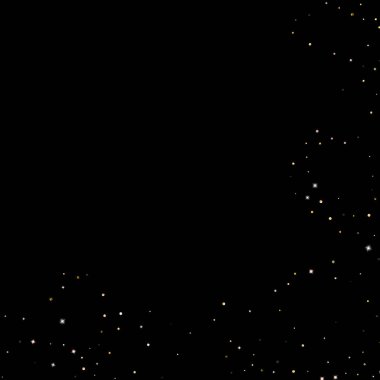 Altın Parıldayan Yıldızlar. Lüks Parlak Konfeti.