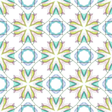 Coğrafi baskı. Kusursuz desen. Geometrik Suluboya