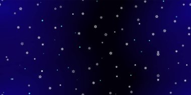 Düşen kar taneleri pürüzsüz uçuşan kar desenleri